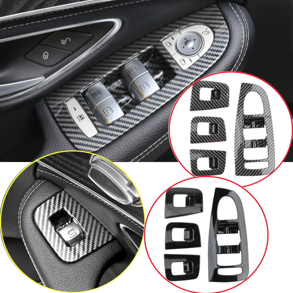 Glass Door Hinge - ABS Car Window Glass Lift Button