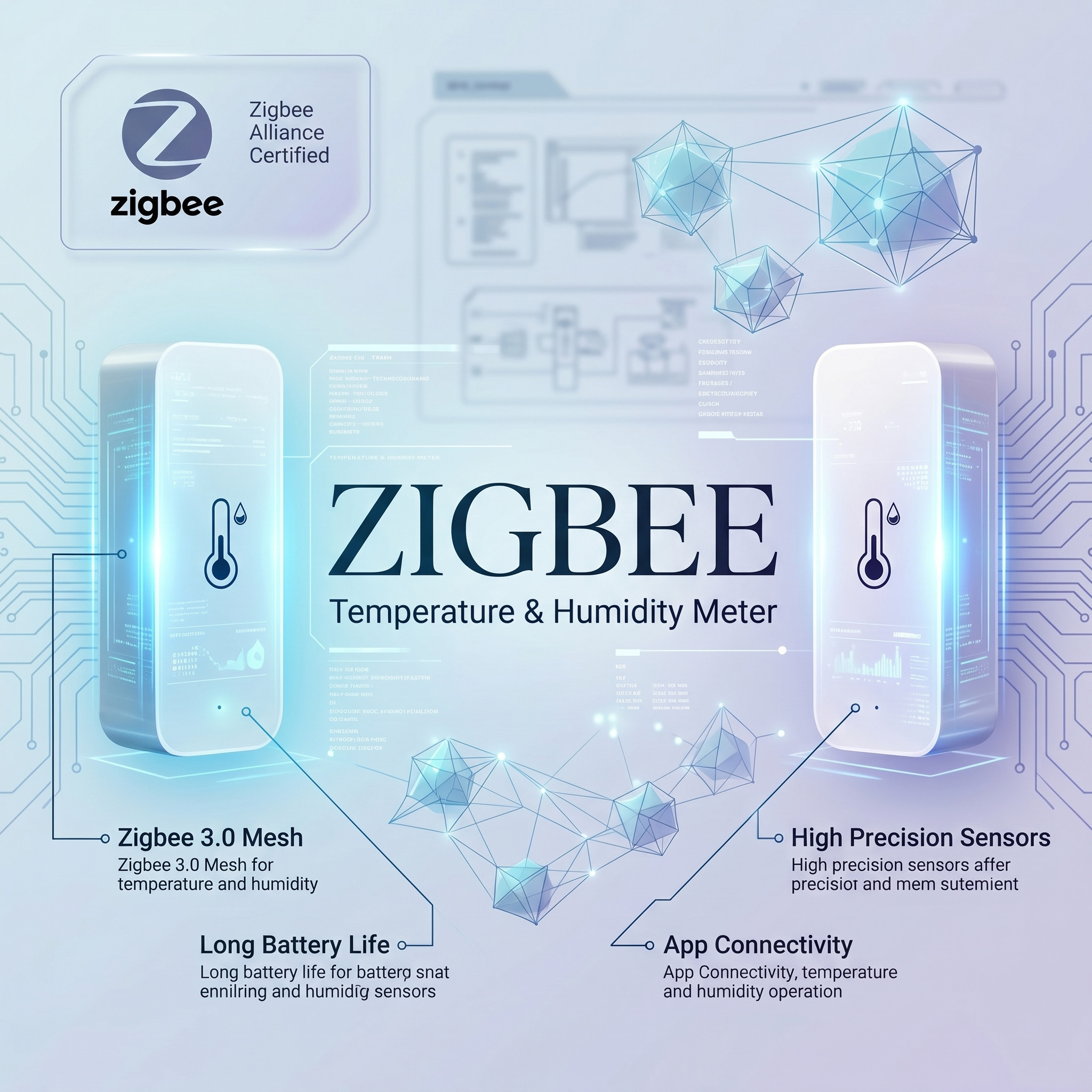 Digital Hygrometer Probe - New Tuya Zigbee Smart Hygrometer Thermometer