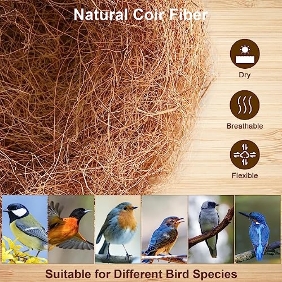 PCS Coconut Fiber for Bird Nes - Substrate Coconut Fiber avaliação e preço