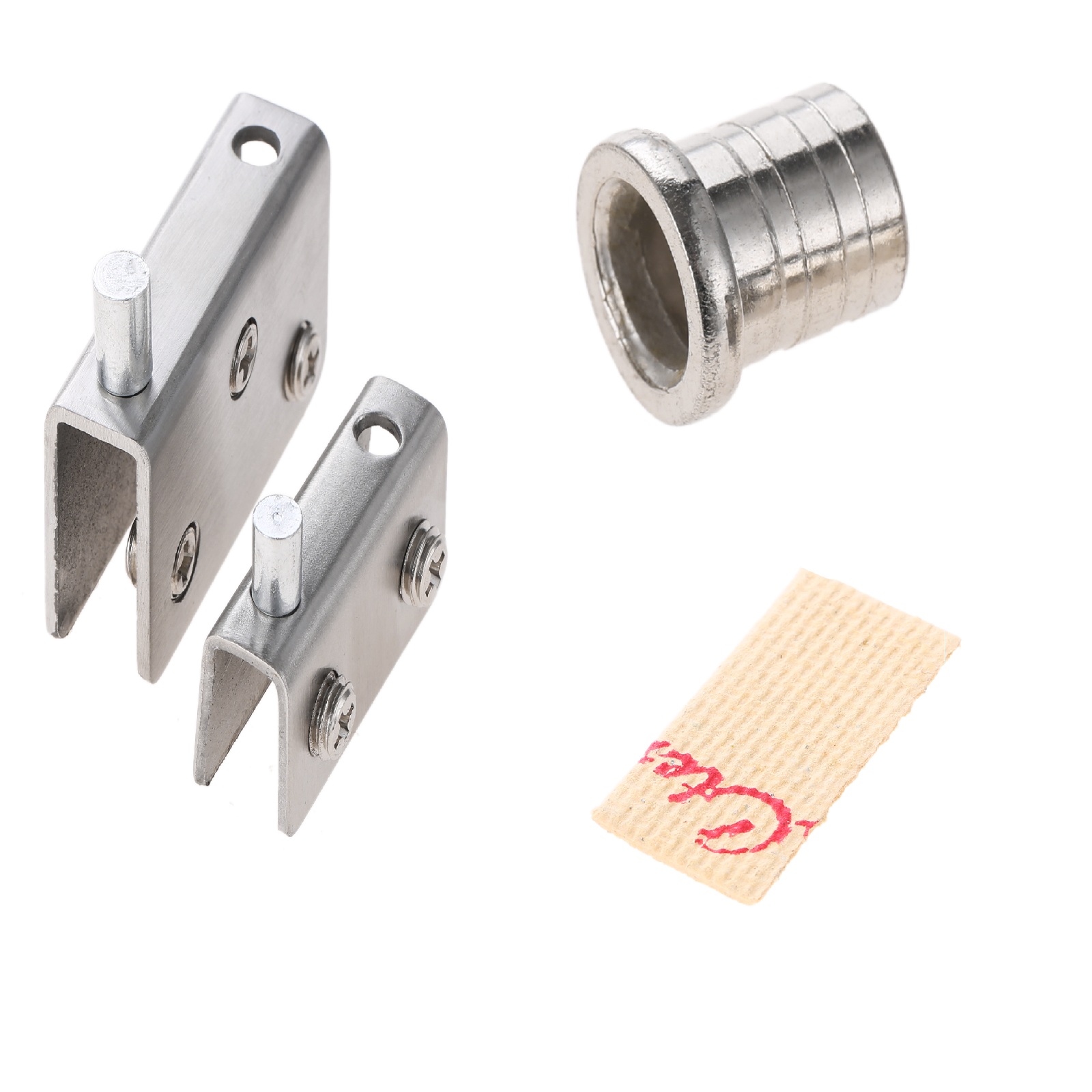 2 Pcs Glass Shelf Clamp Pivot  - Glass Door Hinge avaliação e preço