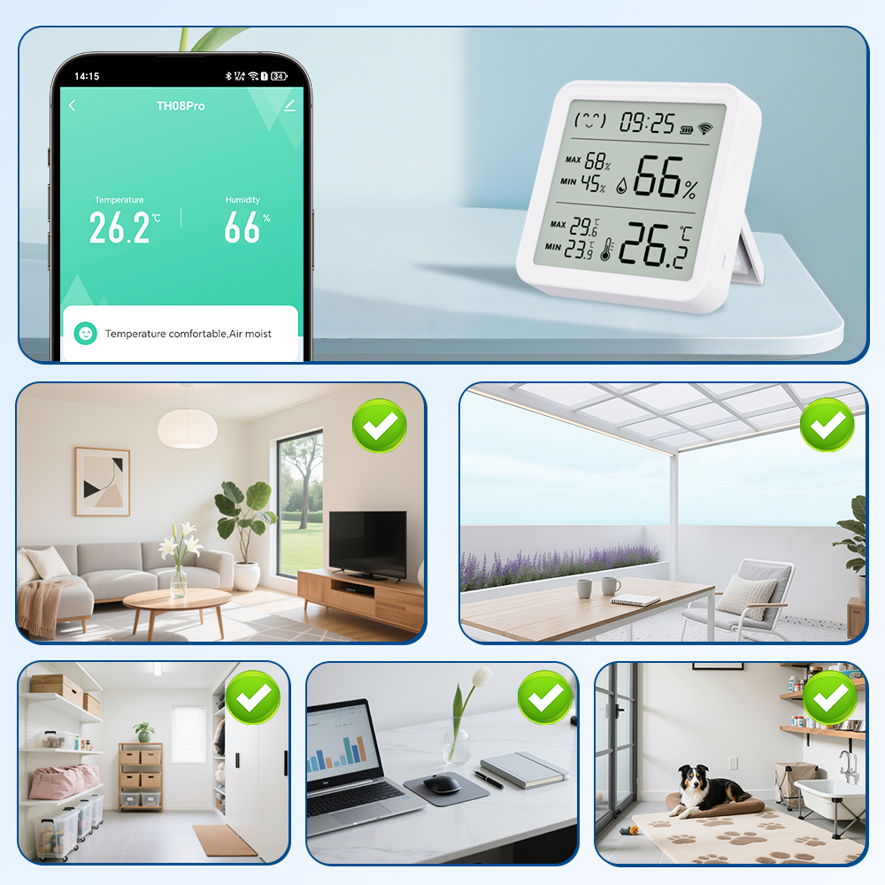 Tuya WiFi Thermometer hygromet - Digital Hygrometer Probe avaliação e preço