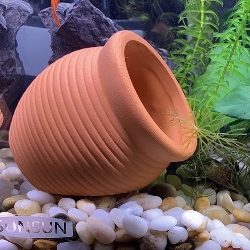 Ceramics Jar Fish Tank Decorat - Hide Cave Ceramic avaliação e preço