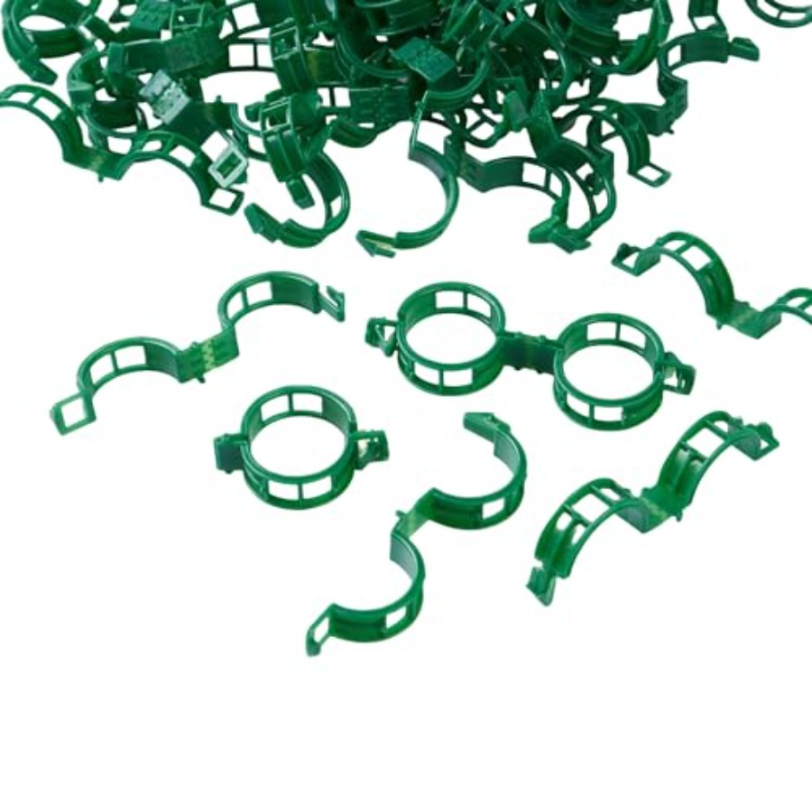100 Pcs Plant Support Clips Pl - Vine Climbing Plastic avaliação e preço