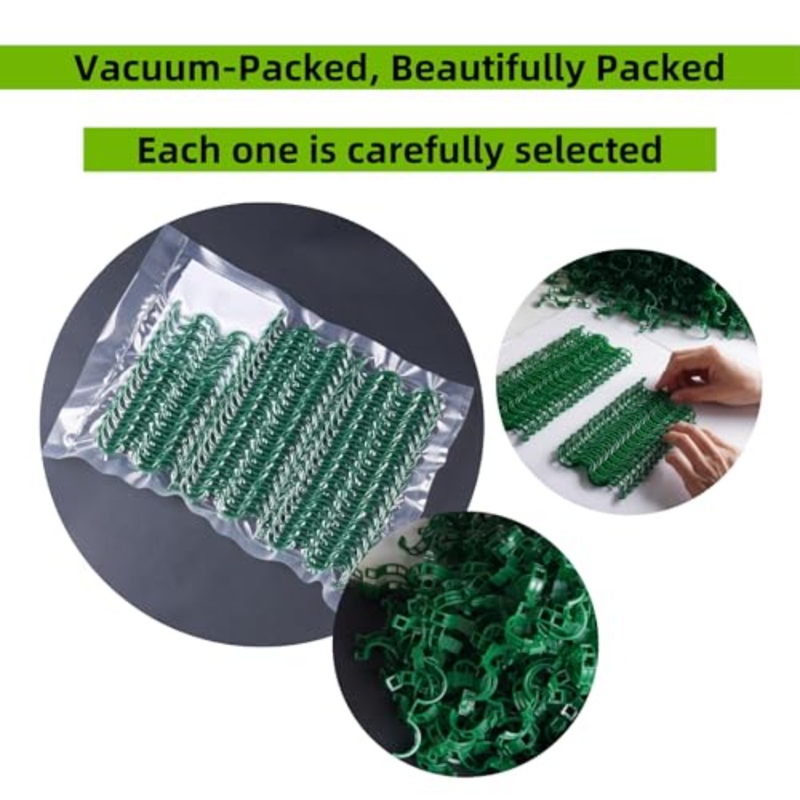 100 Pcs Plant Support Clips Pl - Vine Climbing Plastic avaliação e preço