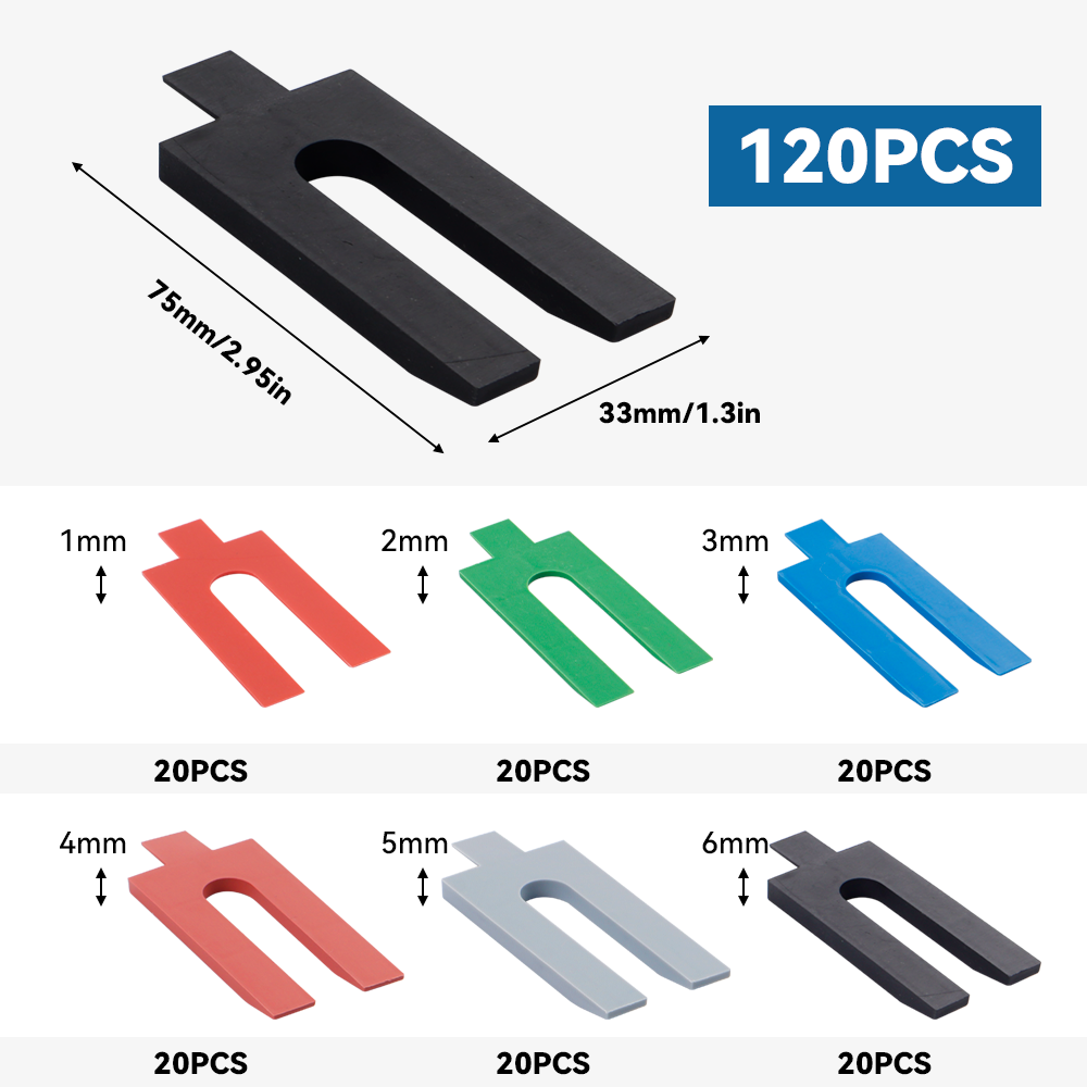 120PCS Reusable U-shape Cerami - Ceramic Tile Floor avaliação e preço