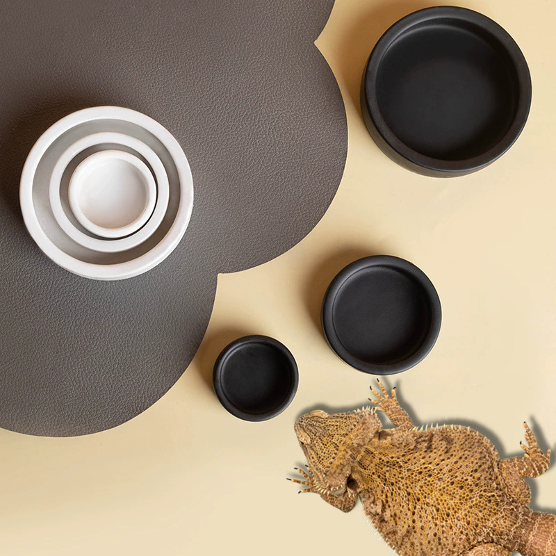 HOT! Reptile Food Bowl Anti-Es - Water Dish Reptile avaliação e preço