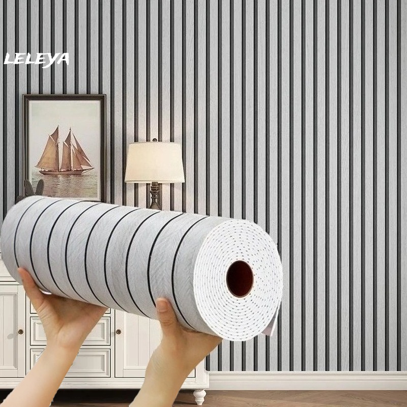 Self Adhesive Wood Grain Wall  - Pvc Panel Background avaliação e preço