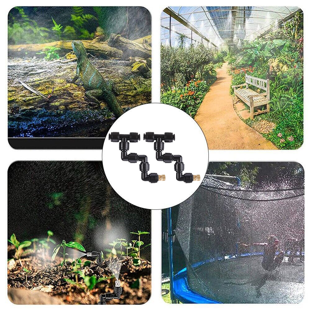 2 PCS Black Atomizing Nozzle 3 - Misting Nozzle Reptile avaliação e preço