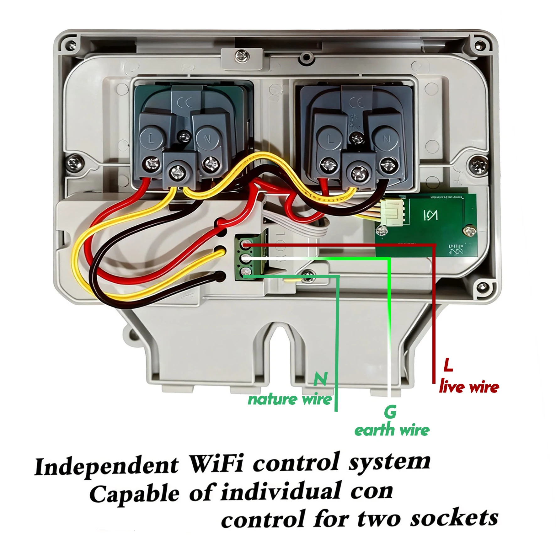 Tuya Waterproof Electrical Wal - Timer Dual Outlet avaliação e preço