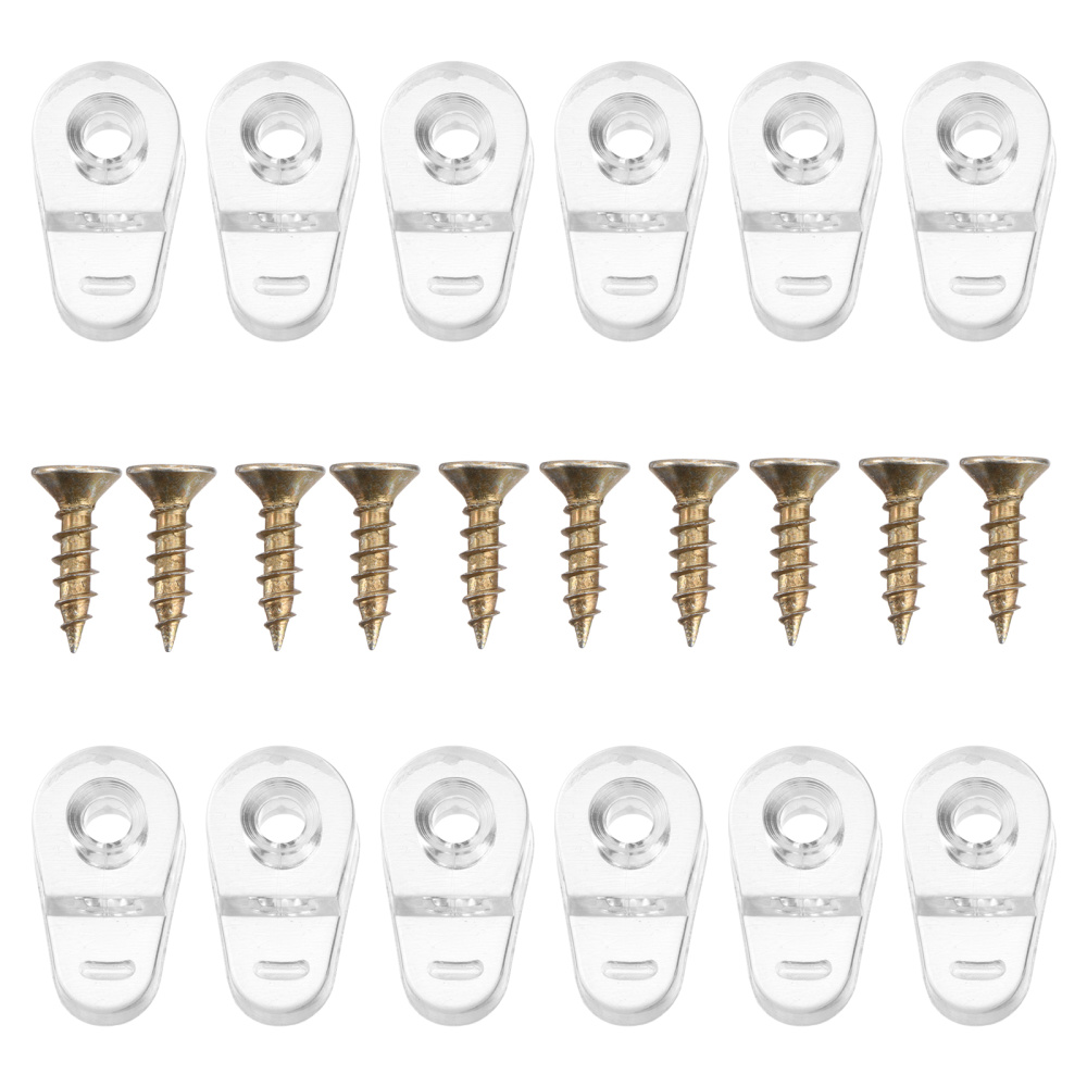 20Pcs Glass Door Clips Fixing  - Glass Door Hinge avaliação e preço
