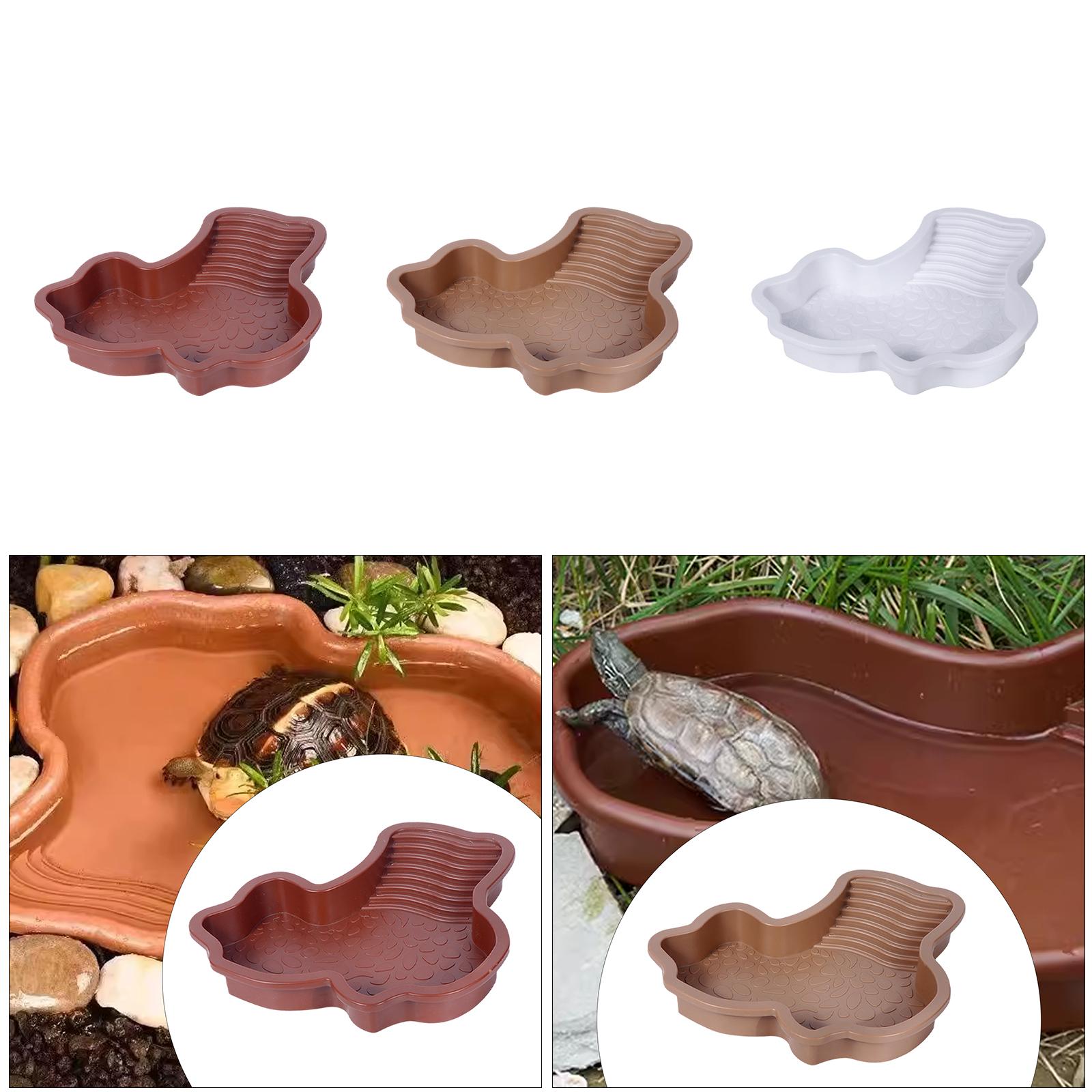Reptile Bathing Dish Pool Rept - Water Dish Reptile avaliação e preço