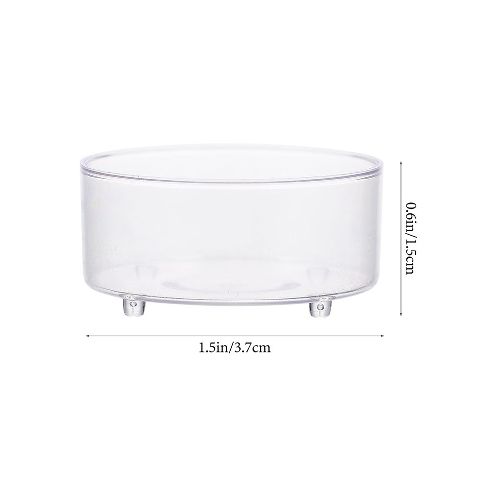 10Pcs Acrylic Reptile Food Dis - Water Dish Reptile avaliação e preço