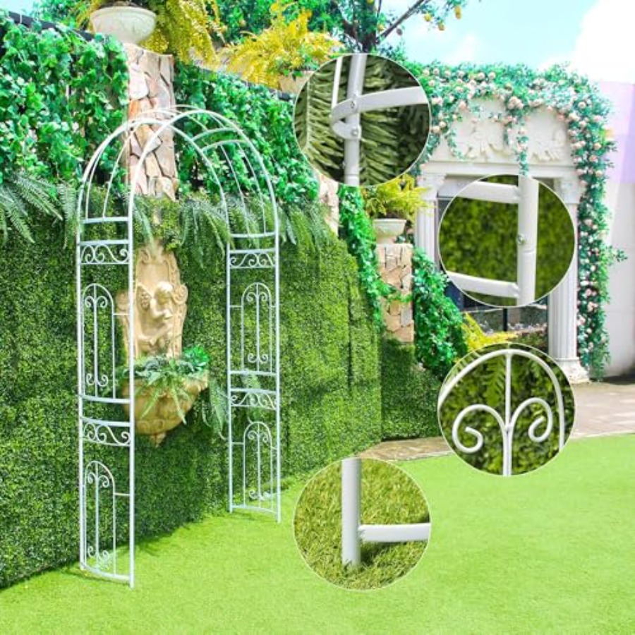 White metal wedding arch for g - Vine Climbing Plastic avaliação e preço