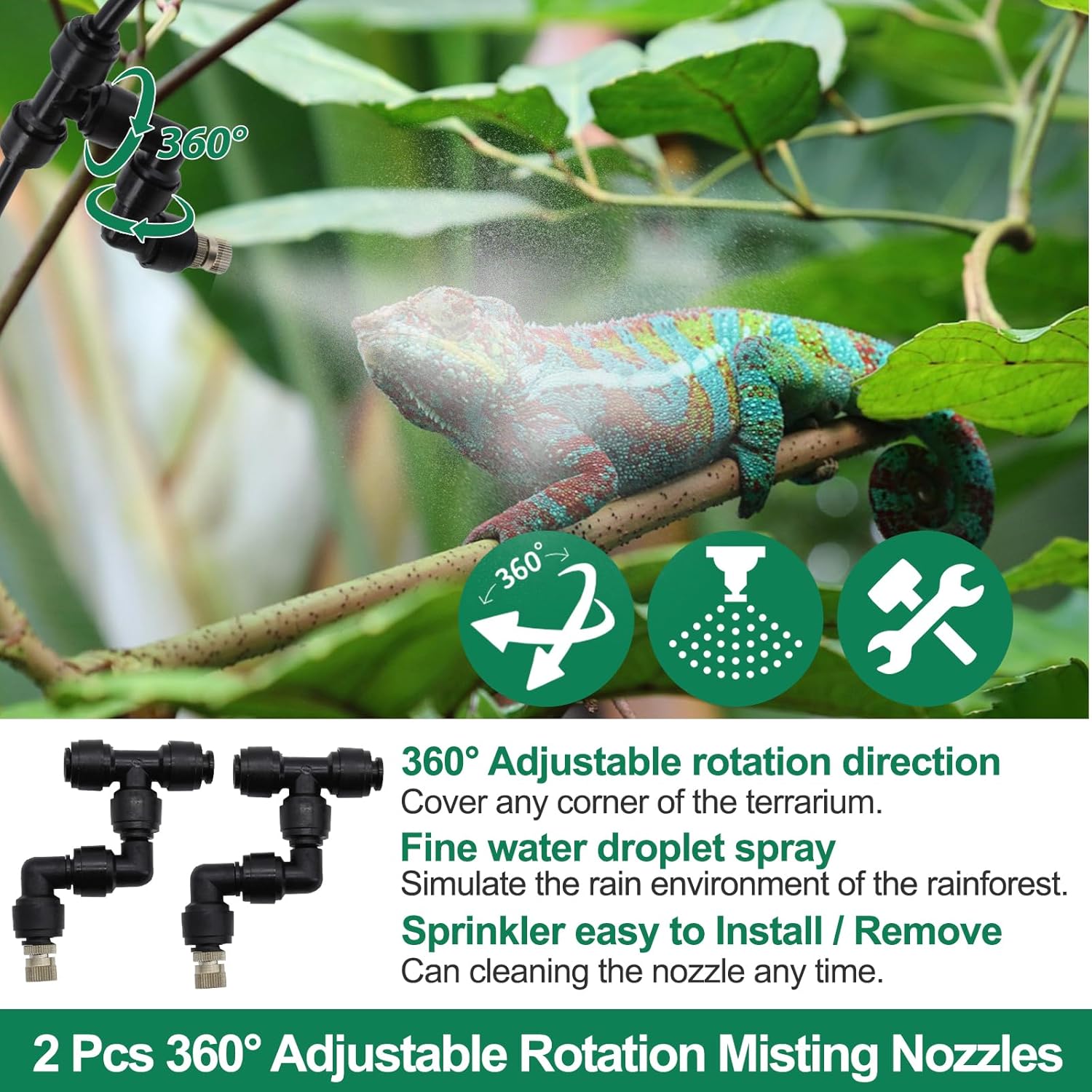 Reptile Humidifiers Smart Mist - Misting Nozzle Reptile avaliação e preço