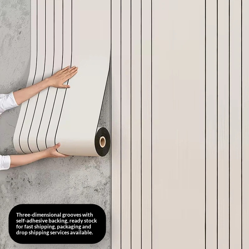 Wall stickers self-adhesive TV - Pvc Panel Background avaliação e preço